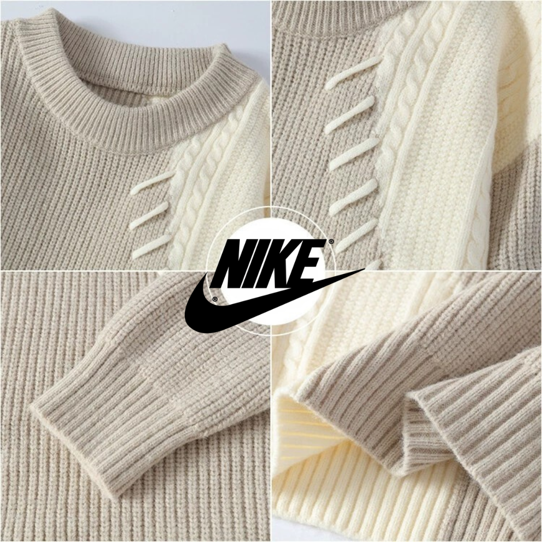 NK – Suéter CrossStitch Cozy para Hombre