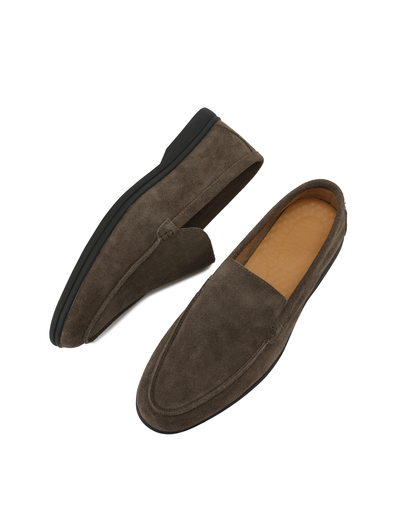 Mocasines de Gamuza Premium - Suela Negra